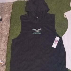 Philadelphia Eagles Men's Sleeveless Dri Fit Hoodie Tank Top NWT